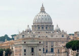 Image of View of St. Angelo Bridge & St. Peter's Basilica, 
Photo by Jimmy Harris, Creative Commons, May 31, 2008