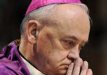Image of Bishop John Magee of Cloyne, a former personal secretary to Popes Paul VI, John Paul I and John Paul II, resigned in 2010 due to continuing criticism of his handling of abuse allegations.

