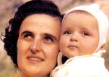 Image of Saint Gianna Beretta Molla, (1922 - 1962), canonized May 2004, the last saint to be canonized by Blessed Pope John Paul II.