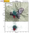 Image of A graphic of the earthquake swarm that has struck the island of El Hierro. 