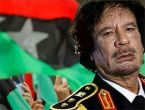 Image of Gaddafi called once again on his people to rise up against the rebels.