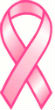 Image of The pink ribbon is the national symbol for breast cancer awareness.