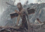 Image of The 9 11 cross right after it appeared