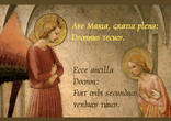 Image of The Angel of the Lord appeared to Mary