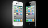 Image of The new iPhone 4S, identical to the iPhone 4 on the outside, but with an entirely new interior and software suite. 