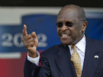 Image of Herman Cain is beloved for his humor, but valued for his seriousness and sincerity.