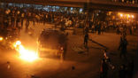 Image of In addition to attacking Christians, the protesters also attacked Egyptian security forces.