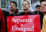 Image of The leaders of the homosexual equivalency movement insist that homosexual sexual practices are morally equivalent to the sexual expression of marital love between a man and a woman. They now go further by insisting that every State make homosexual relationships legally equivalent to marriage.