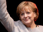 Image of Chancellor Merkel stressed the needs of both Germany and the euro zone in her speech.