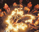 Image of Shamanistic rituals like this one are frequently used in place of modern psychology or medicine.