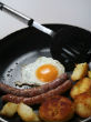 Image of Doctors advise kids to eat healthier meals, unlike this one, laden with cholesterol.