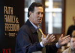 Image of Republican primary candidate Rick Santorum
