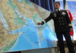 Image of The Strait of Hormuz is a strategically important for world trade, linking the Gulf and its petroleum-exporting states to the Indian Ocean