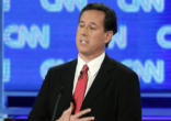 Image of Senator Rick Santorum at the Jacksonville debate