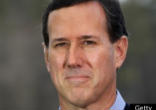 Image of Republican Presidential contender Rick Santorum 