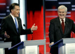 Image of The race will be close; Gingrich is in striking distance of the nomination. 