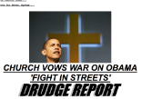 Image of Obama has declared war on the Church, but the Church is ready to defend her conscience. 