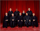 Image of The justices of the US Supreme Court.