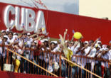 Image of The Pope was greeted by President Raul Castro