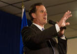 Image of Rick Santorum campaigning in Louisiana