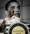 Image of Louis Farrakhan, racist.