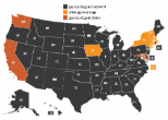 Image of This map published by the Pew Center on the States shows the erosion of marriage in the US.