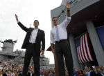 Image of Romney and Ryan will win according to a model that has accurately predicted elections since 1980.