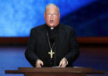 Image of Cardinal Dolan at the Democratic convention