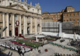 Image of Bishops processing in St. Peters Square on the fiftieth anniversary of Vatican II and the Opening Mass of the Year of Faith