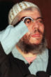Image of Without his hooks, Abu Hamza must now eat his meals with a straw. 
