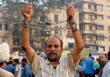 Image of Egyptian demonstrator