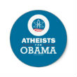 Image of Atheists and their allies supported Obama in overwhelming numbers. 