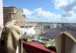 Image of Pope Benedict reverencing the cross