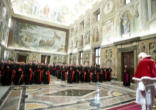 Image of Pope Benedict's final message to the Cardinals