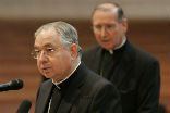 Image of Archbishop Gomez has relieved Cardinal Mahony of all public duties. 