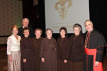 Image of Photo Credit: Kim Coffman
Pictured: Marianne and University President Dr. Robert Ivany, Sisters Paula Jean Miller, Clare Hunter, Mary Roberta Connors, Damien Marie Savino and Veronica Schueler, with Daniel Cardinal DiNardo
