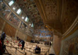 Image of The workers preparing the Sistine Chapel