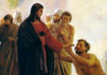 Image of Jesus heals the Blind Man