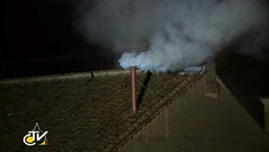Image of White smoke signals the joyous news! Habemus Papem
