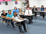 Image of University of St. Thomas education graduates. 