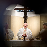 Image of Chapel at Santa Marta where Pope Francis preaches daily