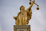Image of Justice prevails.