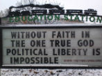 Image of The Republic was founded on faith. 