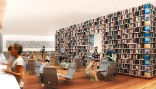 Image of The new library makes a new, modern use of space.