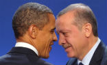 Image of Obama and Erdogan in an earlier meeting at Cannes.