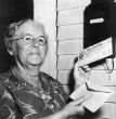Image of Ida May Fuller gets her check in 1940. Today's youth may not.