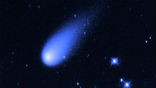 Image of Comet ISON plunging towards the sun. 