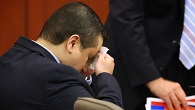 Image of George Zimmerman awaiting the verdict