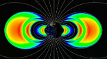 Image of The Van Allen radiation belts are filled with plasma particles that are dangerous to humans and spacecraft. 