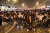 Image of French defenders of marriage and family